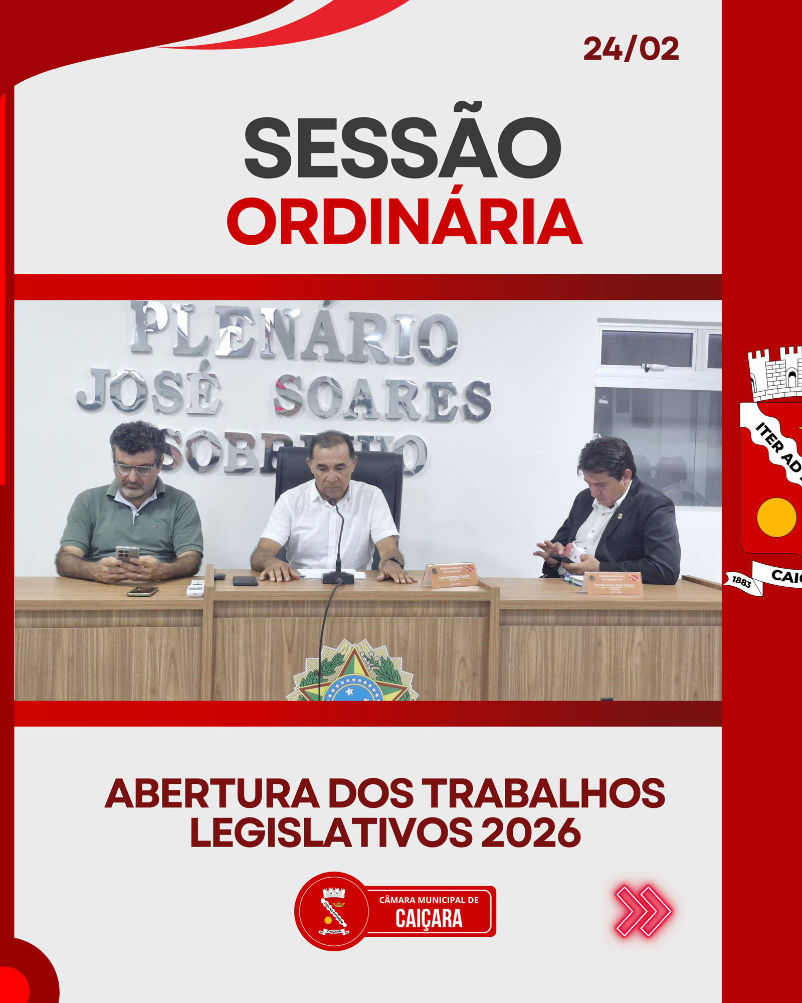 Abertura dos Trabalhos Legislativos 2026