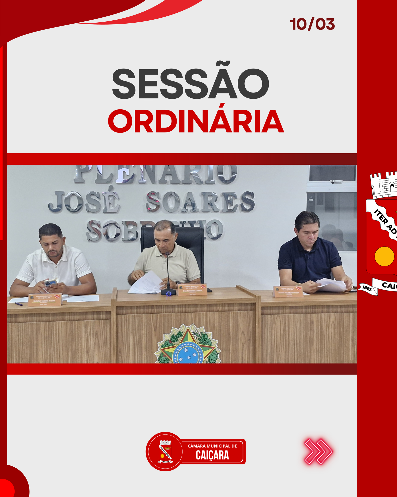 Sessão Ordinária 10/03/2026